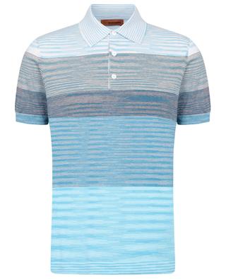 Stripe adorned short-sleeved polo shirt MISSONI