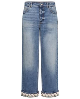 Herringbone faded straight-leg jeans MISSONI