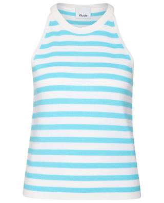 Virgin wool and cashmere striped tank top ALLUDE