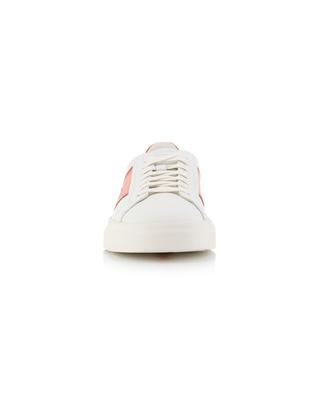Double Buckle leather lace-up low-top sneakers SANTONI