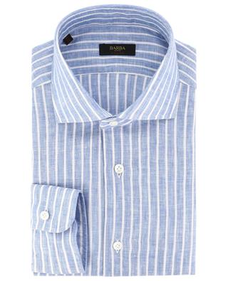 Culto striped linen long-sleeved shirt BARBA