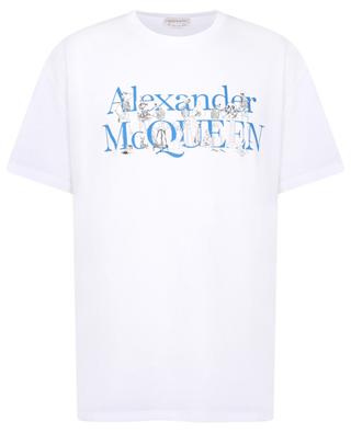 Kurzarm-T-Shirt mit Print Skeleton Band ALEXANDER MC QUEEN