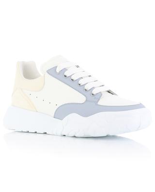 Court low-top leather and suede sneakers ALEXANDER MC QUEEN