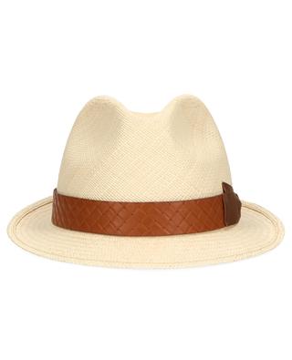 Braided hat with hat band BORSALINO