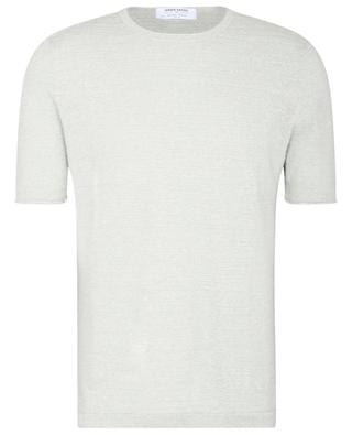 T-Shirt mit Rundhalsausschnitt aus Leinen und Baumwolle GRAN SASSO