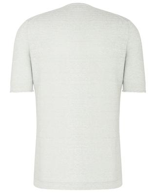 T-shirt à col rond en lin et coton GRAN SASSO