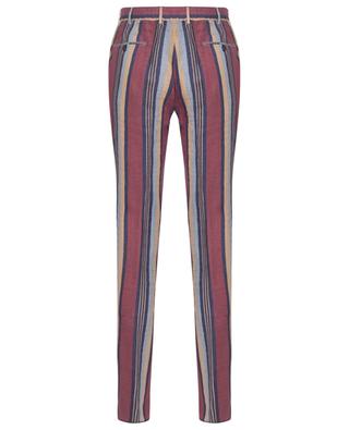 Slim Jogger striped linen slim-fit trousers PT TORINO