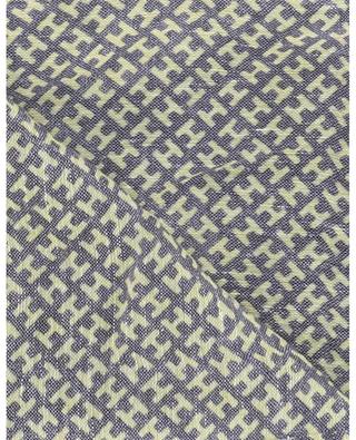Bade wool and linen pocket square HEMISPHERE