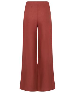 Clara flared high-rise linen trousers ARKITAIP