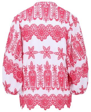 Embroidered cotton blouse PRINCESS