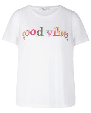 Kurzärmeliges T-Shirt aus Baumwolle Good Vibes PRINCESS