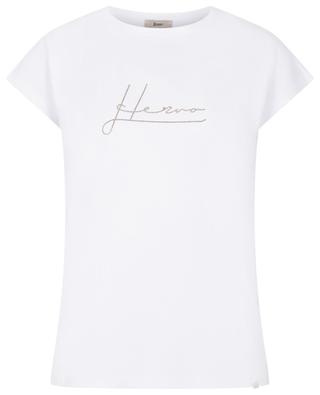 Kurzärmeliges T-Shirt aus Baumwolle HERNO