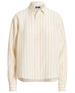 Striped oversize linen shirt POLO RALPH LAUREN