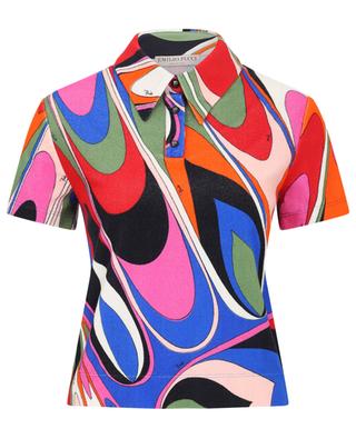 Iride short-sleeved polo shirt in terry PUCCI