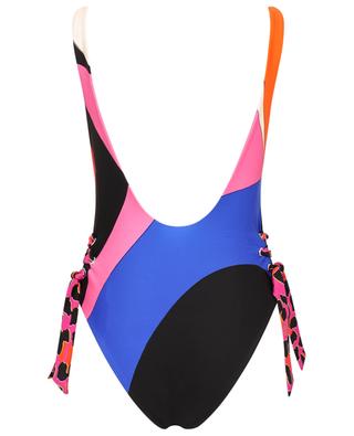 Goccia V-neck swimsuit with side lacing PUCCI