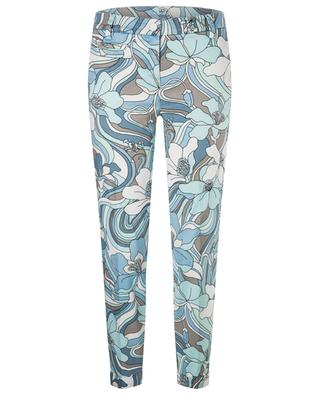 Stella printed cotton tapered trousers CAMBIO