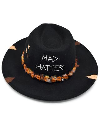 Fédora en laine brodé Mad Hatter THE HAT GANG