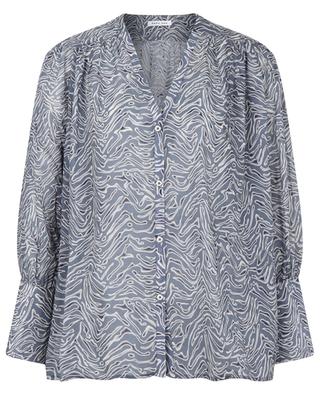 Langärmelige bedruckte Bluse aus Baumwolle Ivette HANA SAN