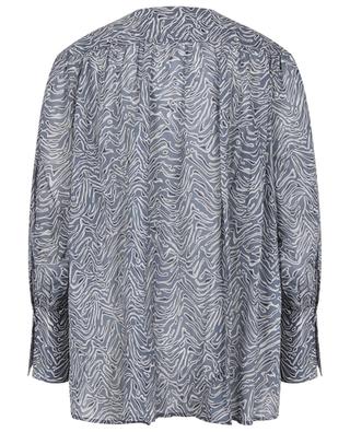 Ivette printed cotton long-sleeved blouse HANA SAN