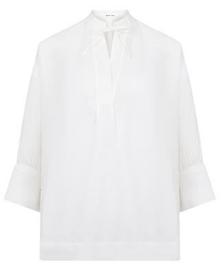 Manon cotton and linen long-sleeved blouse HANA SAN