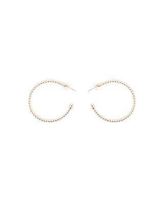 Twist gold-tone hoop earrings - 4.5 cm AVINAS