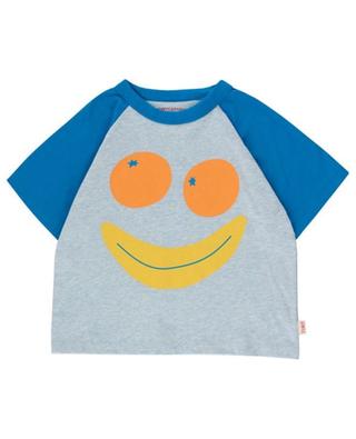 T-shirt garçon à manches raglan en coton Smile TINYCOTTONS
