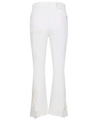 Denim and lace bootcut fit jeans ERMANNO SCERVINO
