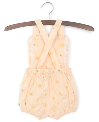 Limoncello floral linen blend baby dungarees THE NEW SOCIETY