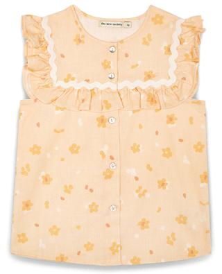 Limoncello girl's sleeveless linen and cotton blouse THE NEW SOCIETY