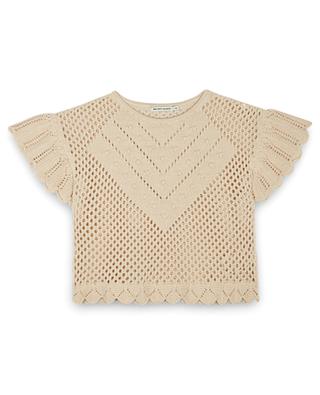 Isabella short-sleeved openwork girl's jumper THE NEW SOCIETY
