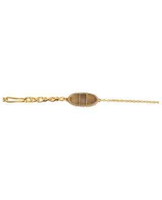 Izy gold-tone bracelet with labradorite BE MAAD