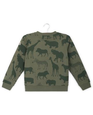 Jungen-Sweatshirt mit Savannen-Tier-Print MONCLER