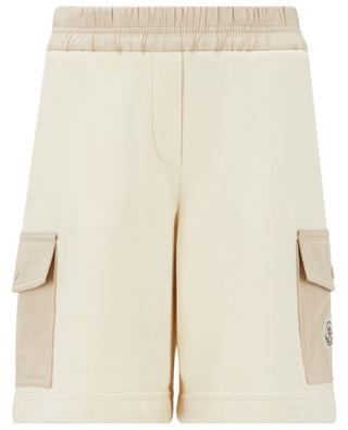 Boy's sweat Bermuda shorts with side stripes MONCLER