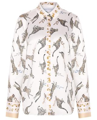 Cheetah silk long-sleeved shirt HERZEN'S ANGELEHEIT