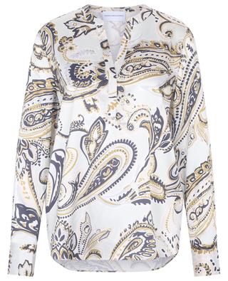 Blurry paisley printed silk blouse HERZEN'S ANGELEHEIT