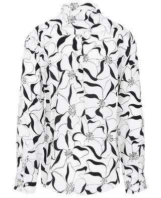 Essential floral silk long-sleeved shirt EQUIPMENT