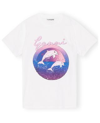 Lässiges Bio-Baumwoll-T-Shirt Dolphin GANNI
