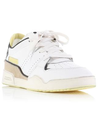Emree low-top lace-up leather and suede sneakers ISABEL MARANT