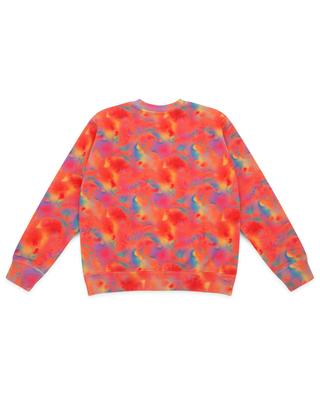 Sweat-shirt à col rond fille Abstract AOP OFF WHITE