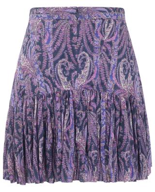Kadavu Paisley printed cotton and silk miniskirt ISABEL MARANT