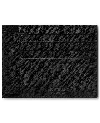 Porte-cartes en cuir saffiano avec porte-carte d'identité Sartorial 4cc MONTBLANC