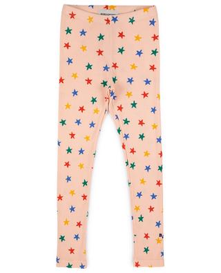Mädchen-Baumwoll-Leggings Multicolor Stars Allover BOBO CHOSES