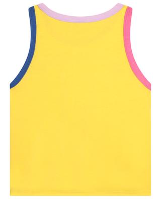 Logo adorned girl's jersey tank top with tie detail SONIA RYKIEL