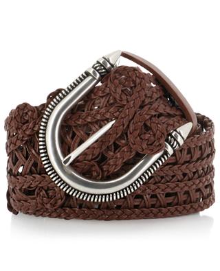 Large braided leather belt - 5 cm ETRO