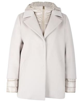 Manteau doudoune en laine vierge Luxury Wool & Ultralight HERNO