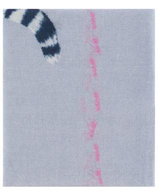 Leopard Ant cashmere square scarf SIMONE BRUNS