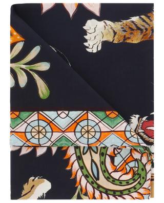 Tiger Jungle silk square scarf SIMONE BRUNS