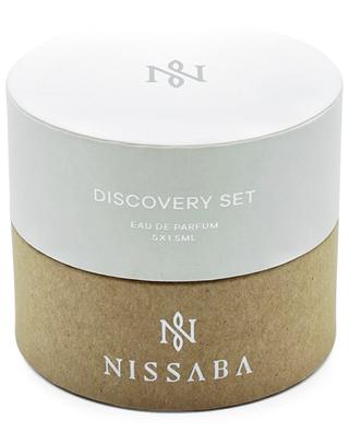 Coffret de cinq mini parfums Discovery Kit - 5 x 1,5 ml NISSABA