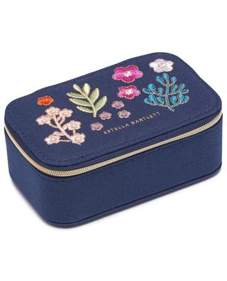 Floral embroidered mini jewellery box ESTELLA BARTLETT