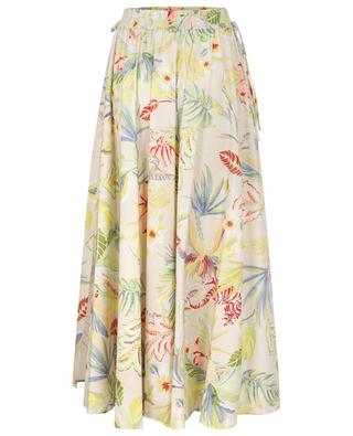 Cotton maxi floral skirt TWINSET